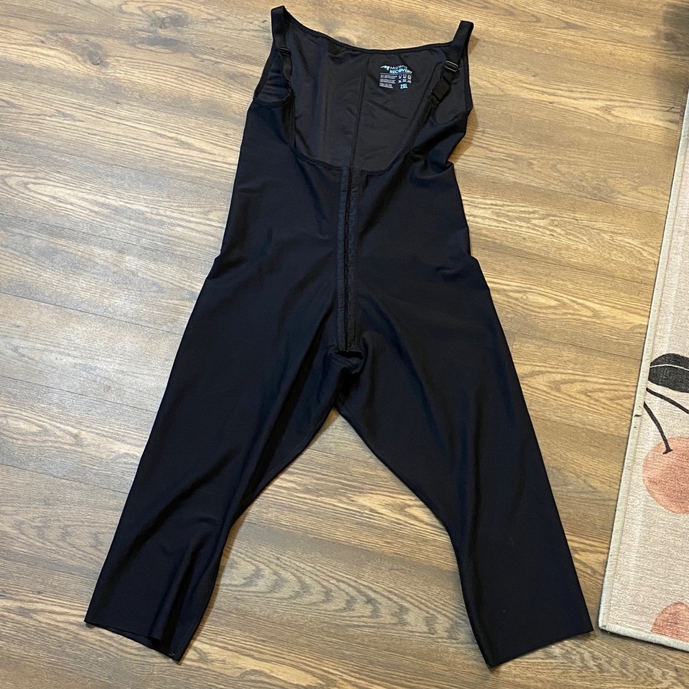 Buttress Black Full-Body Shapewear Romper